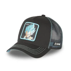 Casquette Trucker Dragon Ball Super Vegeta Snapback Noir Capslab