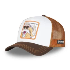 Casquette Trucker Dragon Ball Z Tortue Geniale Snapback - Blanche - Capslab