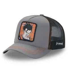 Casquette Trucker Dragon Ball Z Gohan Snapback - Grise - Capslab