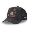 Casquette Trucker Dragon Ball Super Goku Snapback finitions premium - Noire - Capslab