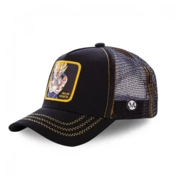 Casquette Trucker Dragon Ball Z Vegeta Snapback Noir Capslab
