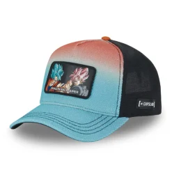 Casquette Trucker Dragon Ball Super Goku, Black Goku Snapback - Turquoise - Capslab