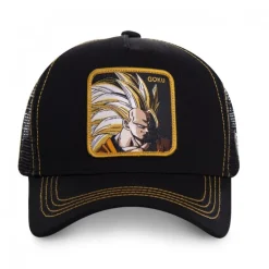 Casquette Trucker Dragon Ball Z Goku Snapback Noir Capslab