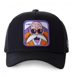 Casquette Trucker Dragon Ball Z Tortue Geniale Snapback Noir Capslab