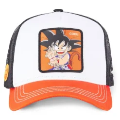 Casquette Trucker Dragon Ball Goku Snapback Blanc Capslab