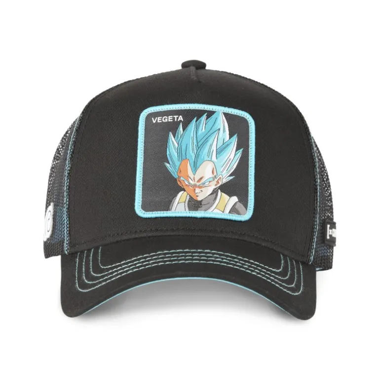 Casquette Trucker Dragon Ball Super Vegeta Snapback Noir Capslab