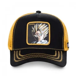 Casquette Trucker Dragon Ball Z Gohan Snapback Noir Capslab
