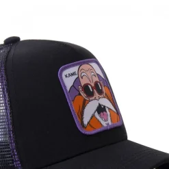 Casquette Trucker Dragon Ball Z Tortue Geniale Snapback Noir Capslab