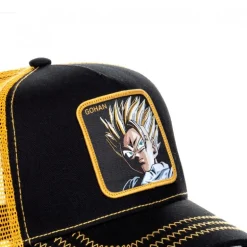 Casquette Trucker Dragon Ball Z Gohan Snapback Noir Capslab