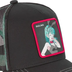 Casquette Trucker Dragon Ball Bulma Snapback Noir Capslab
