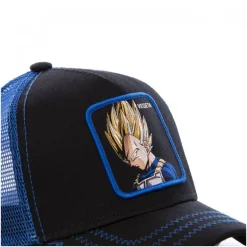 Casquette Trucker Dragon Ball Z Vegeta Snapback Noir Capslab