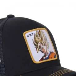 Casquette Trucker Dragon Ball Z Goku Snapback Noir Capslab
