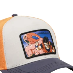 Casquette Trucker Dragon Ball Z Goku, Buu Snapback Beige - Capslab