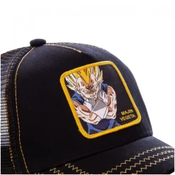 Casquette Trucker Dragon Ball Z Vegeta Snapback Noir Capslab