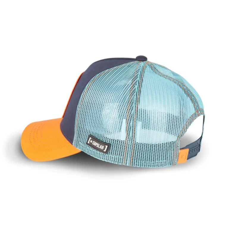 Casquette Trucker Dragon Ball Super Goku Snapback Bleu Capslab