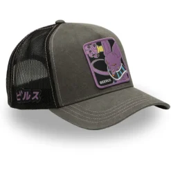 Casquette Trucker Dragon Ball Super Beerus Snapback Grise - Capslab