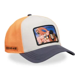 Casquette Trucker Dragon Ball Z Goku, Buu Snapback Beige - Capslab