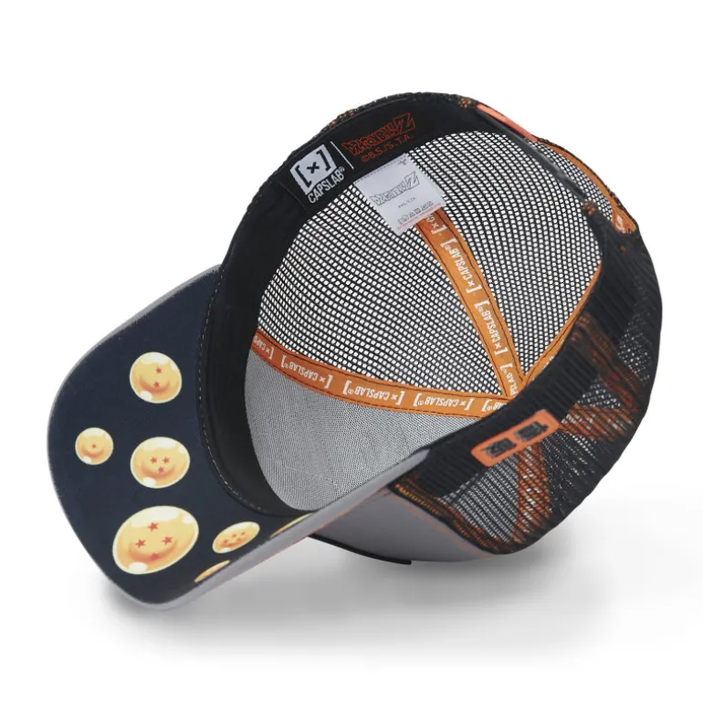 Casquette Trucker Dragon Ball Z Gohan Snapback - Grise - Capslab