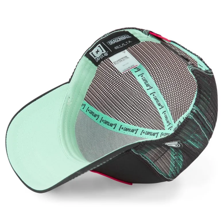 Casquette Trucker Dragon Ball Bulma Snapback Noir Capslab