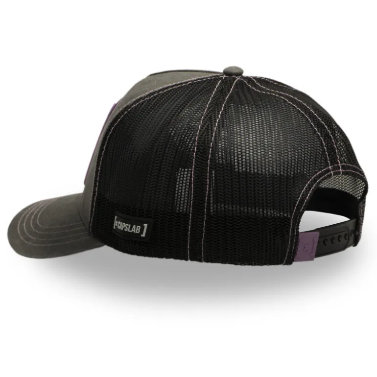Casquette Trucker Dragon Ball Super Beerus Snapback Grise - Capslab