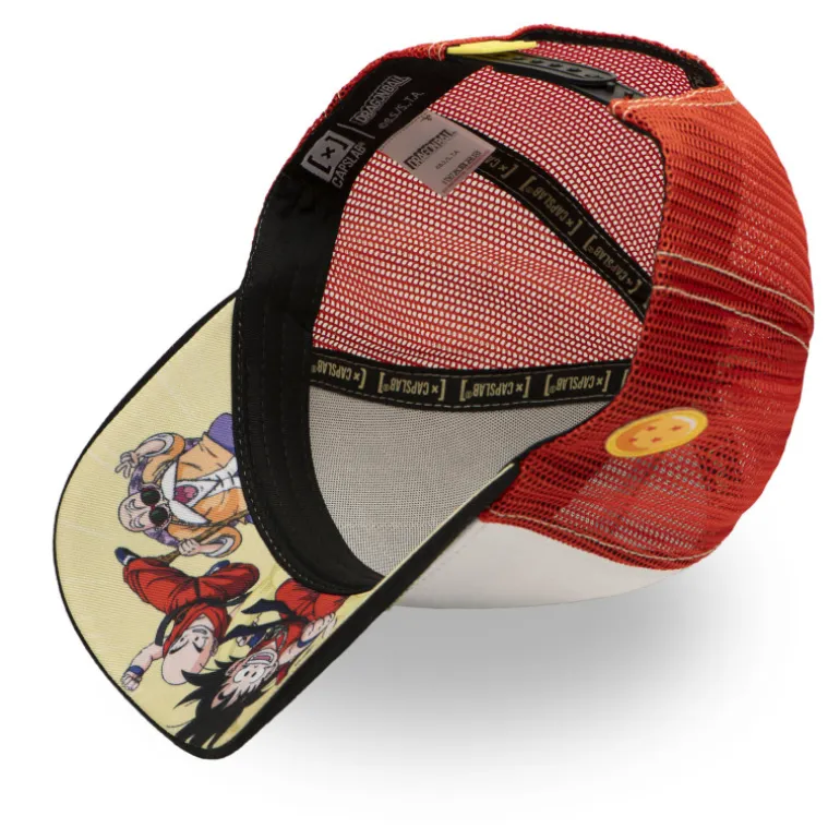 Casquette Trucker Dragon Ball Goku Snapback Blanche - Capslab