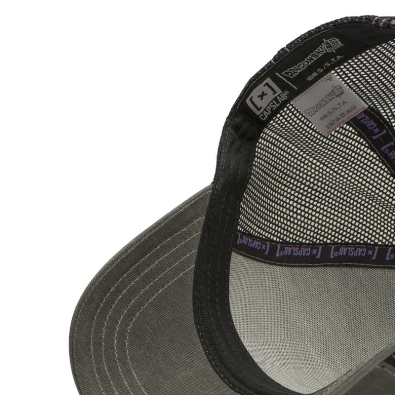Casquette Trucker Dragon Ball Super Beerus Snapback Grise - Capslab