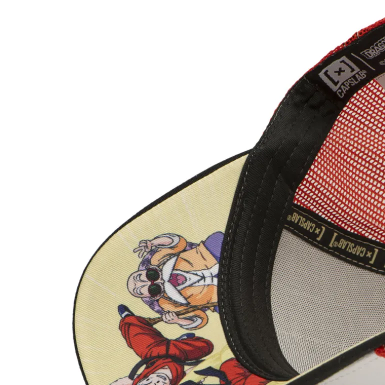 Casquette Trucker Dragon Ball Goku Snapback Blanche - Capslab