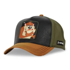 Casquette Trucker en Suedine Looney Tunes Taz Snapback - Noire - Capslab