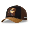 Casquette Trucker en Suedine Looney Tunes Daffy Duck Snapback - Marron - Capslab