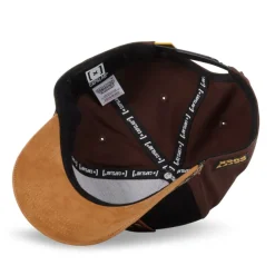 Casquette Trucker en Suedine Looney Tunes Daffy Duck Snapback - Marron - Capslab