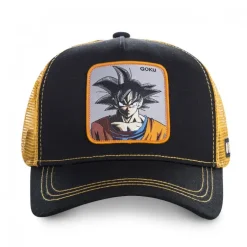 Casquette Trucker enfant Dragon Ball Z Goku Snapback Noir Capslab
