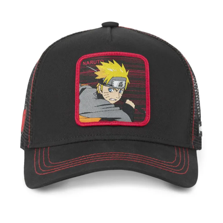 Casquette Trucker Junior Naruto Shippuden Snapback Noire - Capslab