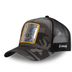 Casquette Trucker Looney Tunes Bugs Bunny Snapback - Noire - Capslab