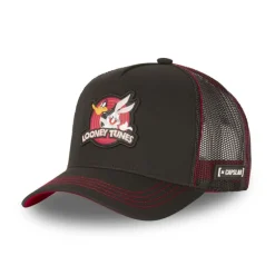 Casquette Trucker Looney Tunes Bugs Bunny, Daffy Duck Snapback Noir Capslab