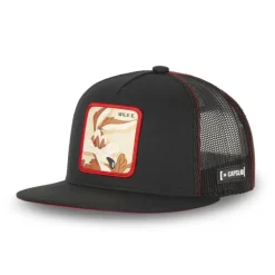 Casquette Trucker Looney Tunes Coyote Snapback Noir Capslab