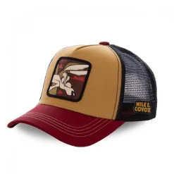 Casquette Trucker Looney Tunes Coyote Snapback Orange Capslab