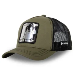 Casquette Trucker Looney Tunes Daffy Duck Snapback - Verte - Capslab