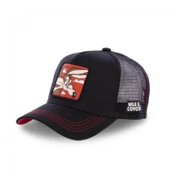 Casquette Trucker Looney Tunes Coyote Snapback Noir Capslab
