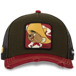 Casquette Trucker Looney Tunes Speedy Gonzalez Snapback - Marron - Capslab