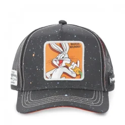 Casquette Trucker Looney Tunes Bugs Bunny Snapback Noir Capslab