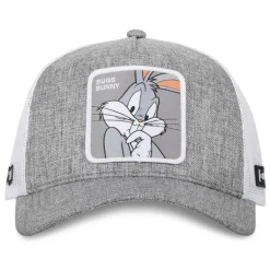 Casquette Trucker Looney Tunes Bugs Bunny Snapback - Grise - Capslab