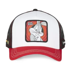 Casquette Trucker Looney Tunes Bugs Bunny Snapback - Blanche - Capslab