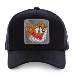 Casquette Trucker Looney Tunes Taz Snapback Noir Capslab