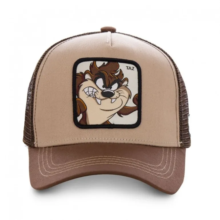 Casquette Trucker Looney Tunes Taz Snapback Marron Capslab