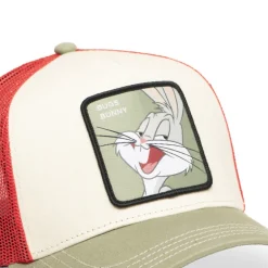 Casquette Trucker Looney Tunes Bugs Bunny Snapback Beige - Capslab