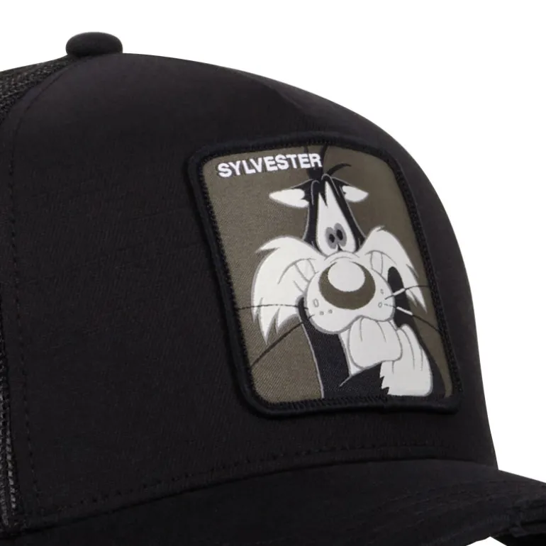 Casquette Trucker Looney Tunes Grosminet Snapback - Noire - Capslab