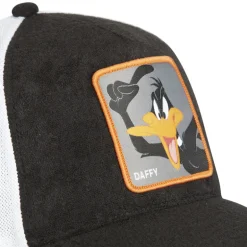 Casquette Trucker Looney Tunes Daffy Duck Snapback Noire - Capslab