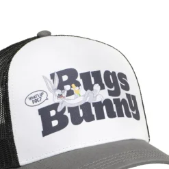 Casquette Trucker Looney Tunes Bugs Bunny Snapback Grise - Capslab
