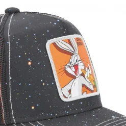 Casquette Trucker Looney Tunes Bugs Bunny Snapback Noir Capslab