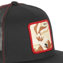 Casquette Trucker Looney Tunes Coyote Snapback Noir Capslab